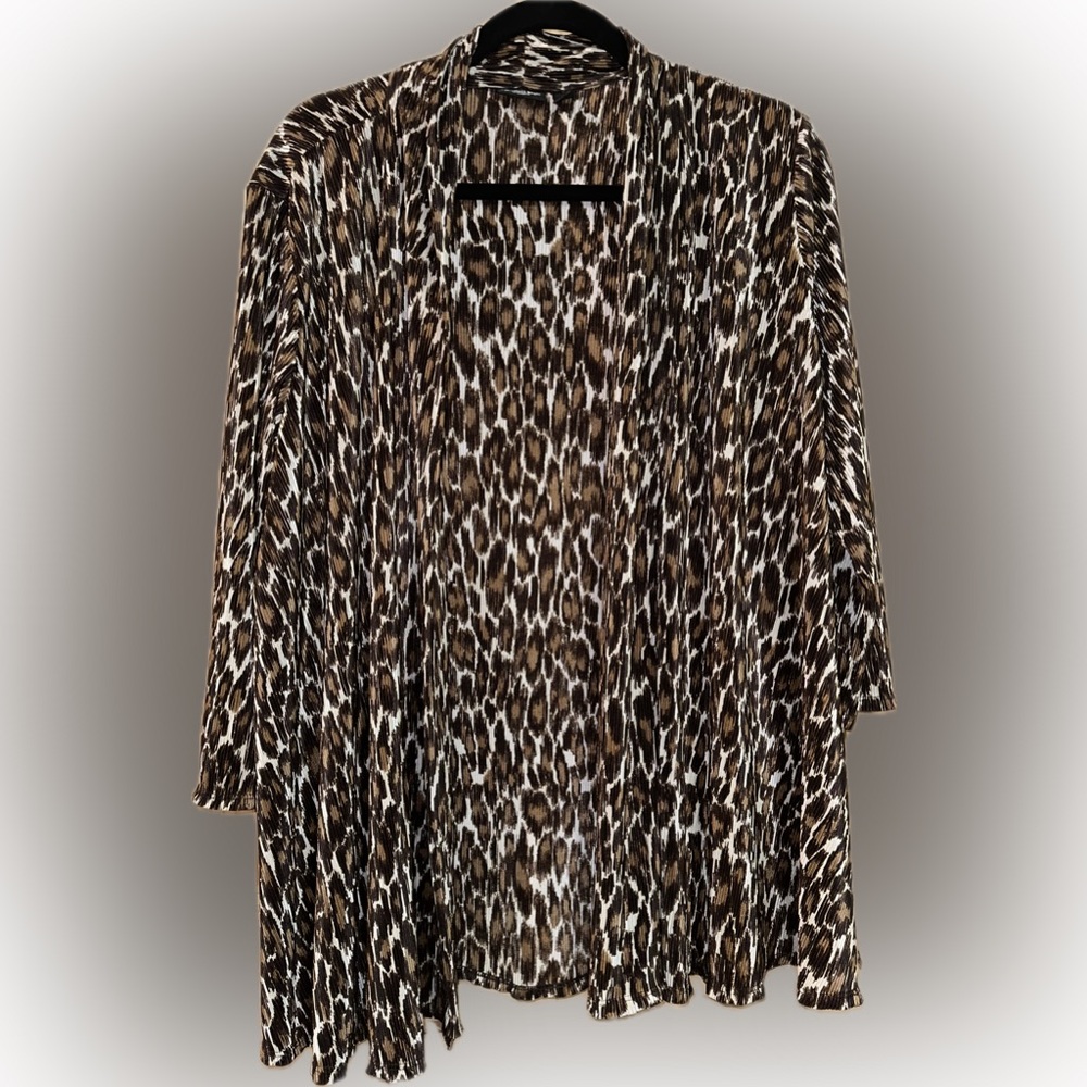 Leopard Print Kimono Cardigan
